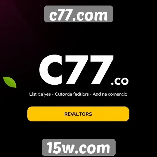Recursos inovadores do site c77.com para jogadores